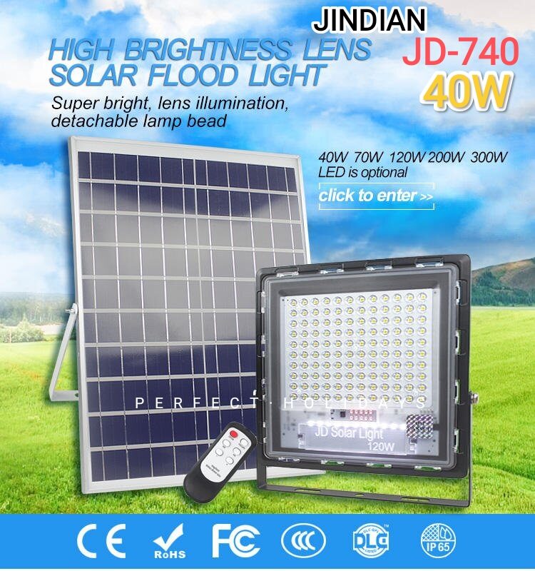 Đèn năng lượng mặt trời jindian jd-740