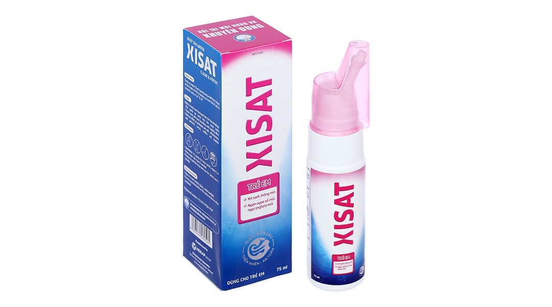 ✅[chính hãng] Xịt mũi Xisat Trẻ Em (75ml)