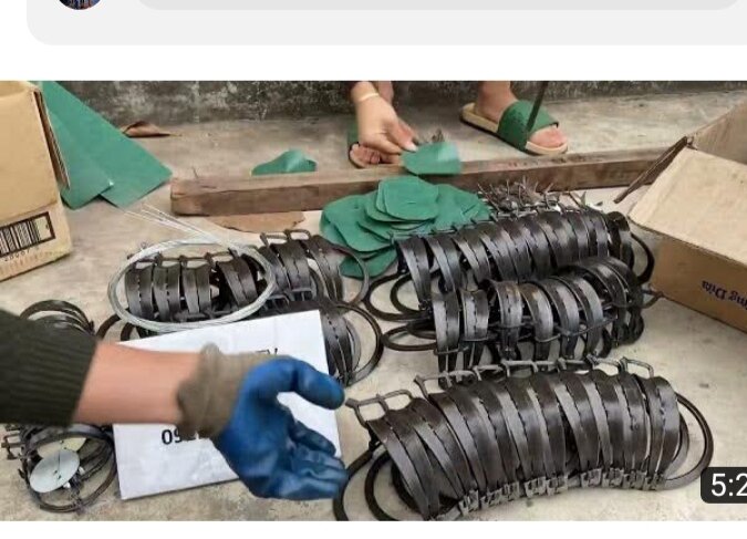10 CHIẾC 14CM....10 CHIẾC 14CM CẠM BẪY THÚ RỪNG LOẠI 1