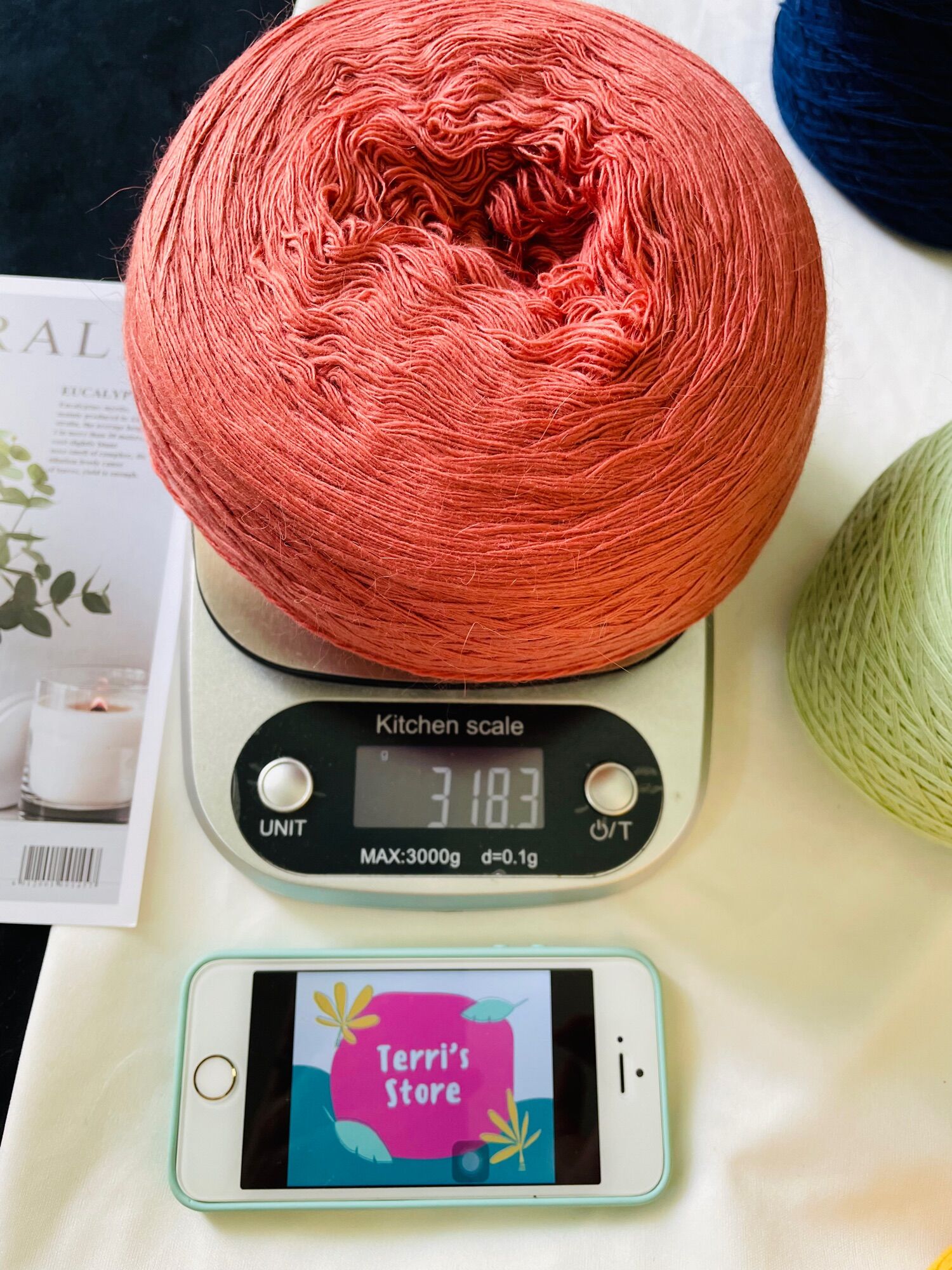 Yarn - Len lông thỏ - Sợi đã chập 3 - Đan móc đồ ấm thu đông