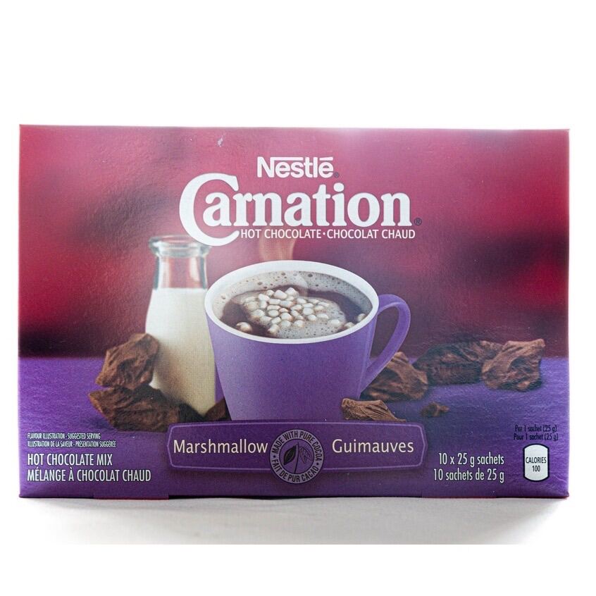 Bột Cacao nóng Carnation Nestle 10goi x 25g