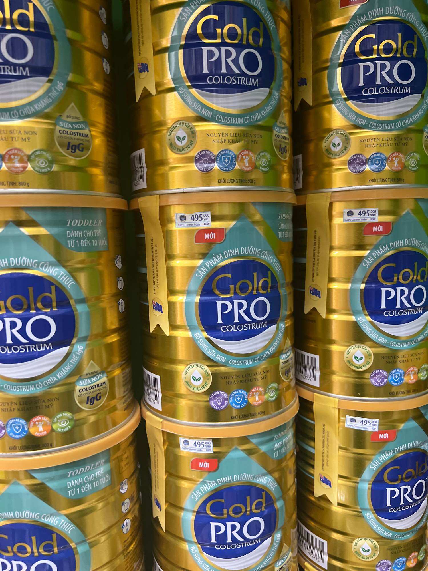 Sữa bột Arti Gold pro colostrum lon 800g