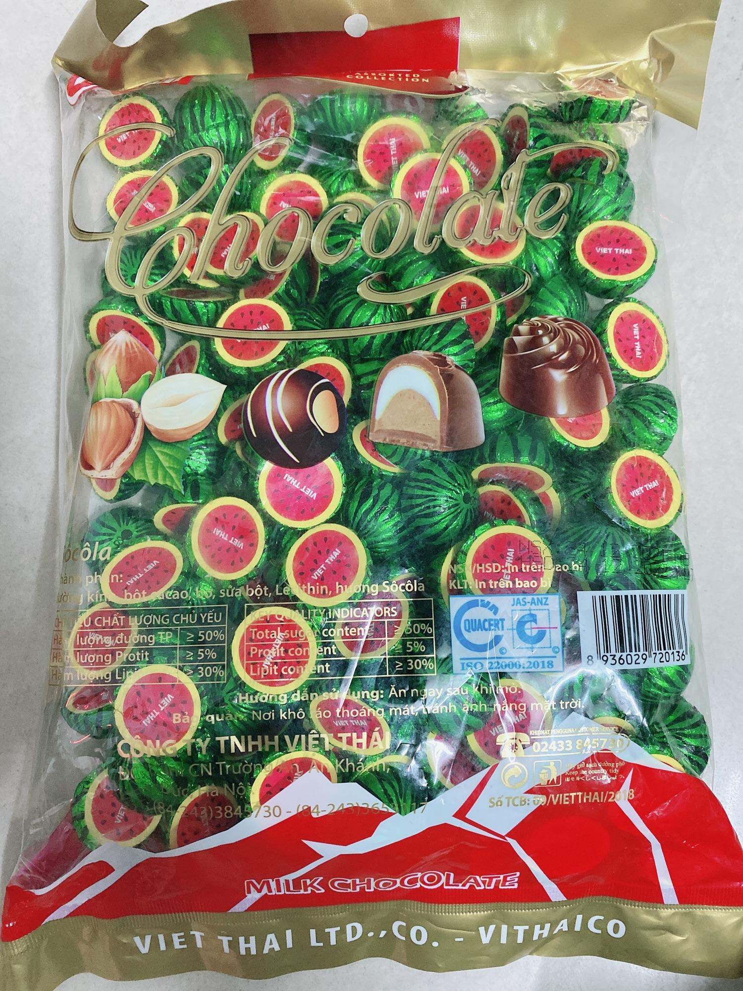 Kẹo Socola Dưa Hấu/ dâu/ cam 500g