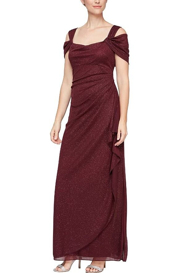 Đầm dạ hội lấp lánh Alex Evenings 4 màu