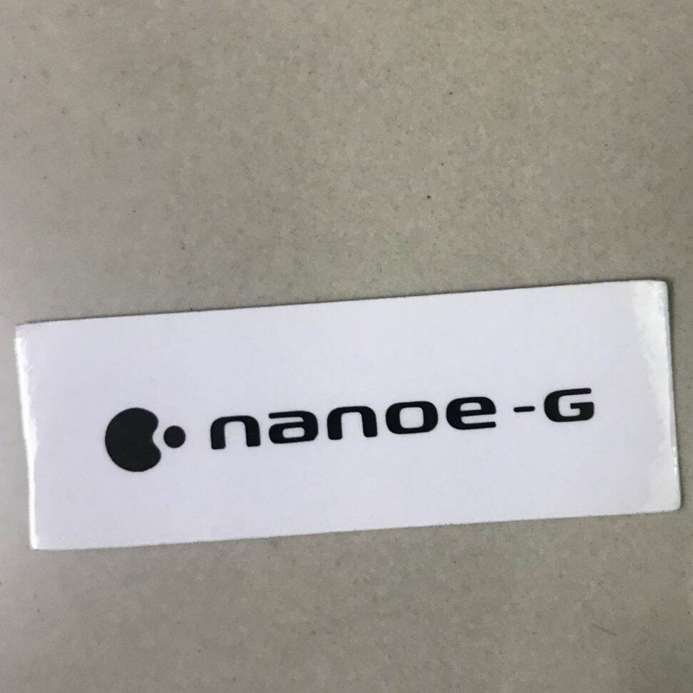 Tem dán mặt lạnh điều hòa Nanoe chữ đen