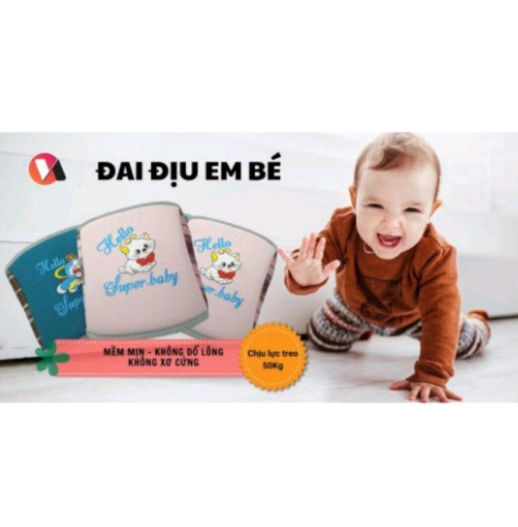 Đai Thêu An Toàn Đi Xe cho Bé
