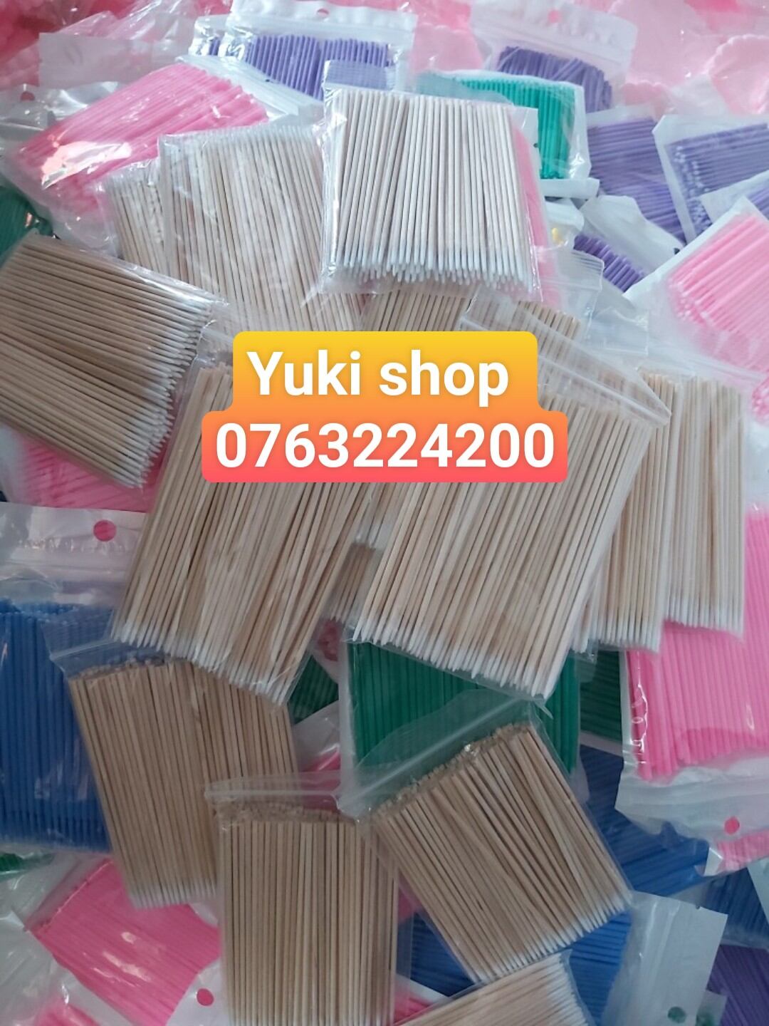 Tăm bông tre đầu nhọn 7cm - 10cm