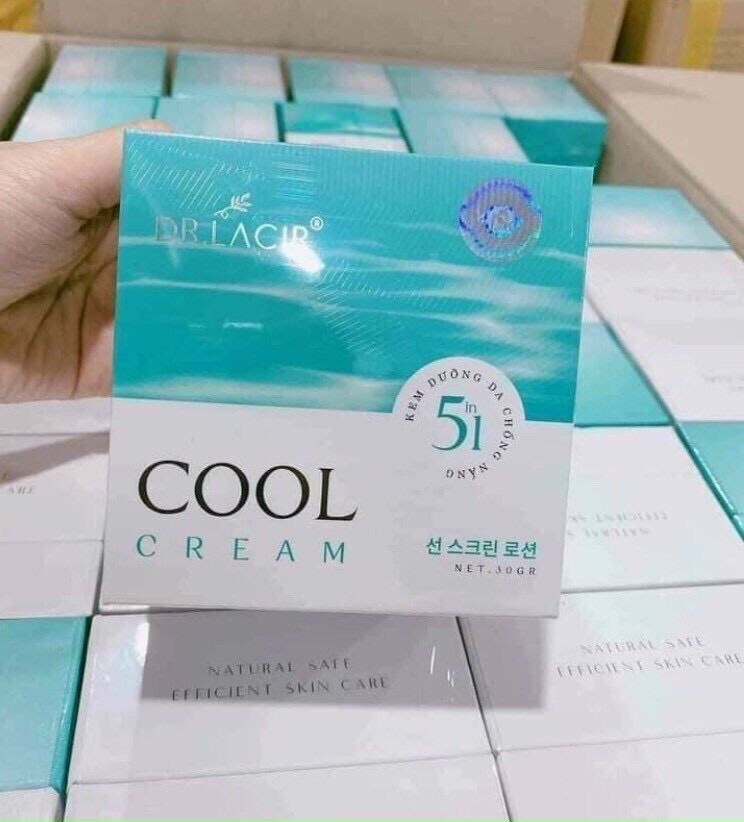 [Chính hãng] Kem Face lạnh Cool cream dưỡng trắng da chống nắng lamer care- Dr.Lacir ( kem ngày drlacir - lamercare )