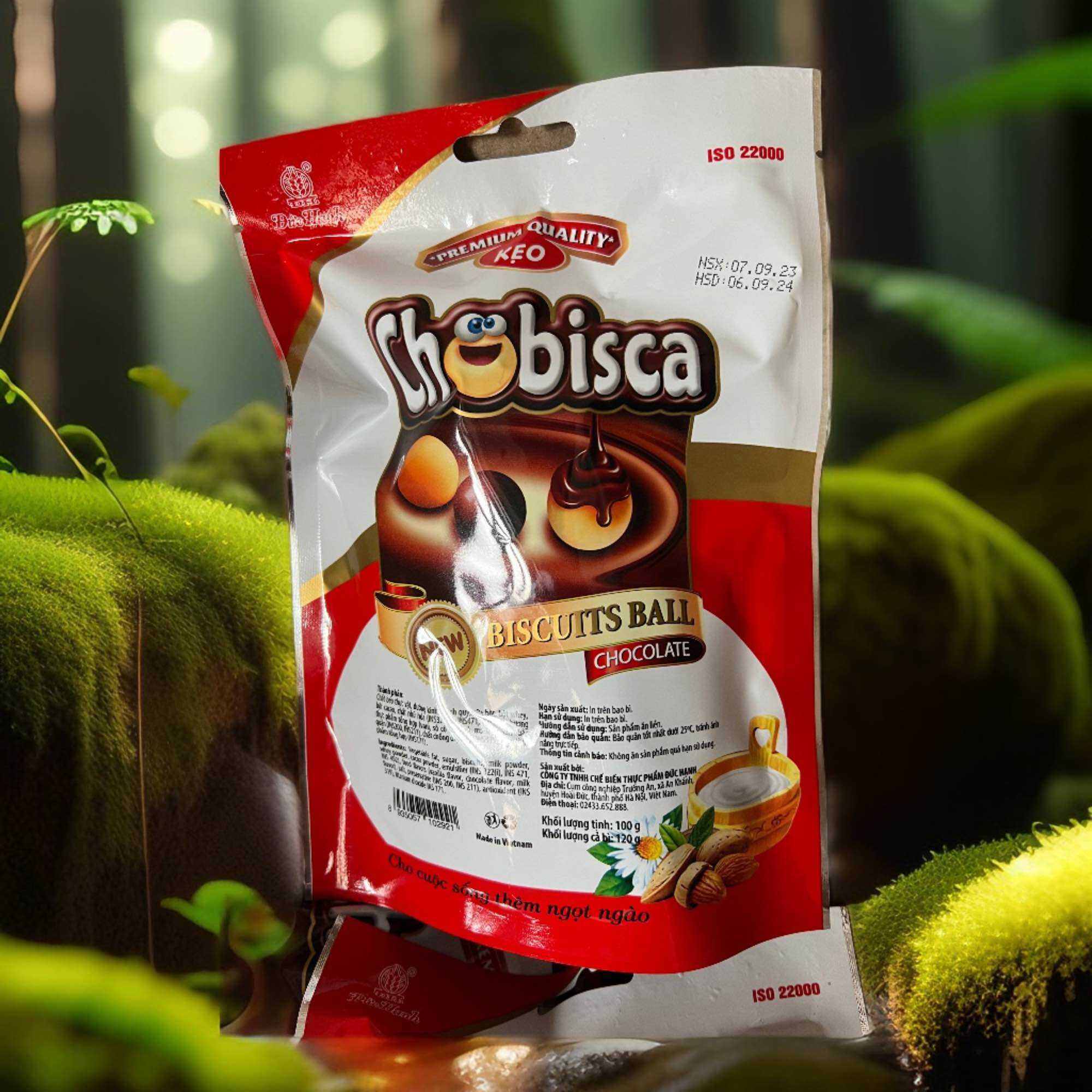 KẸO SOCOLA CHOBICA ĐỨC HẠNH TÚI 120 G