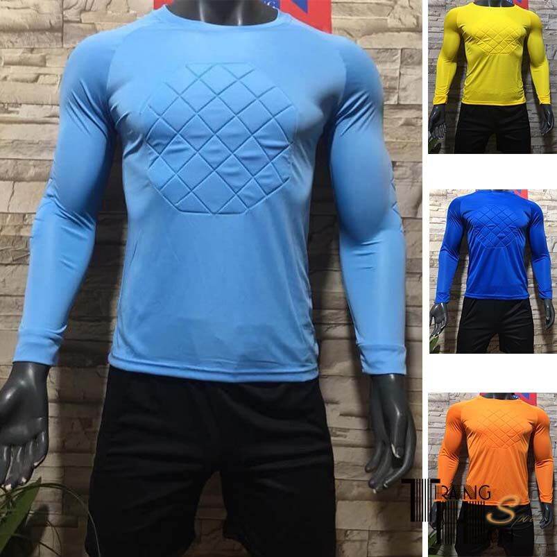 Bộ quần áo thể thao thủ môn có đệm khủy tay và gối