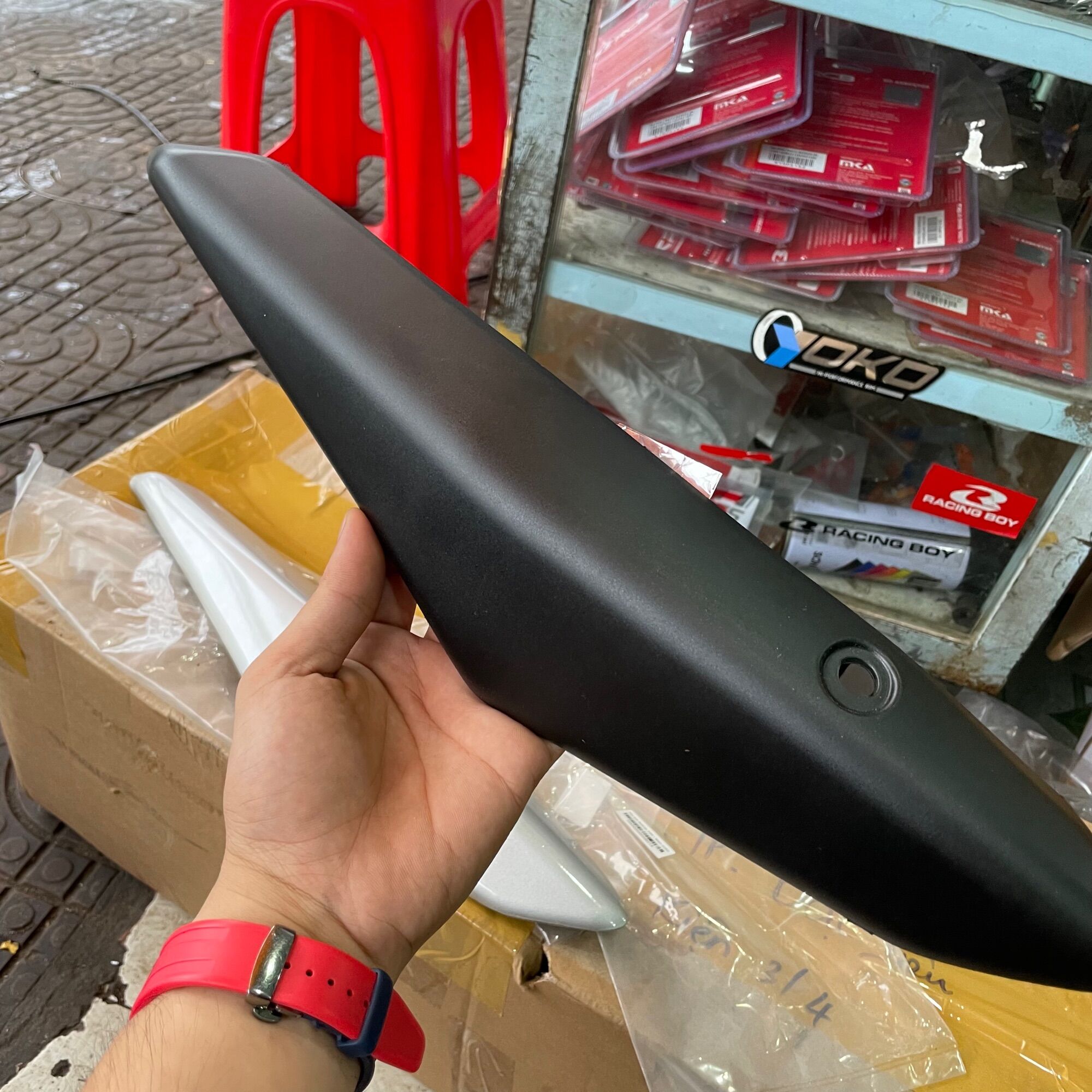 Ốp Pô Satria Raider zin