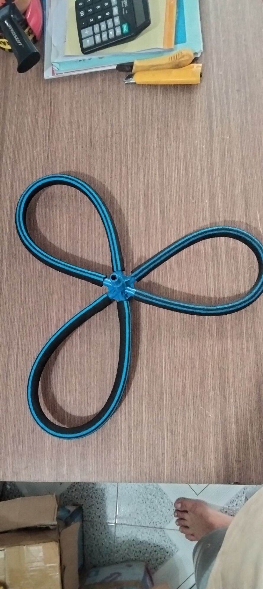 Vòng tròn sủi oxy nano tube sục khí tạo oxy tươi hồ cá Koi cá cảnh kiểng