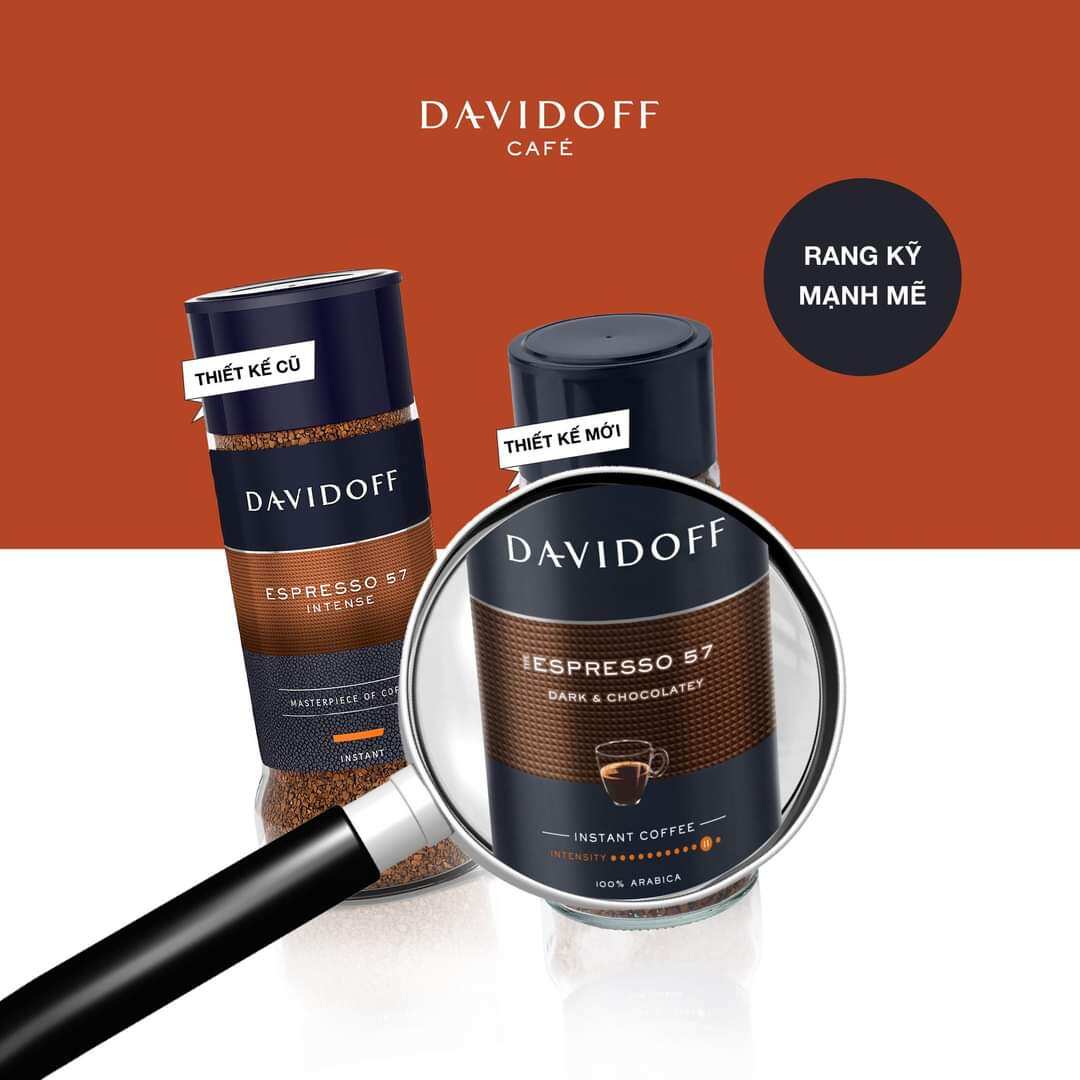 Cafe hòa tan Davidoff Café Espresso 57 - Lọ 100g
