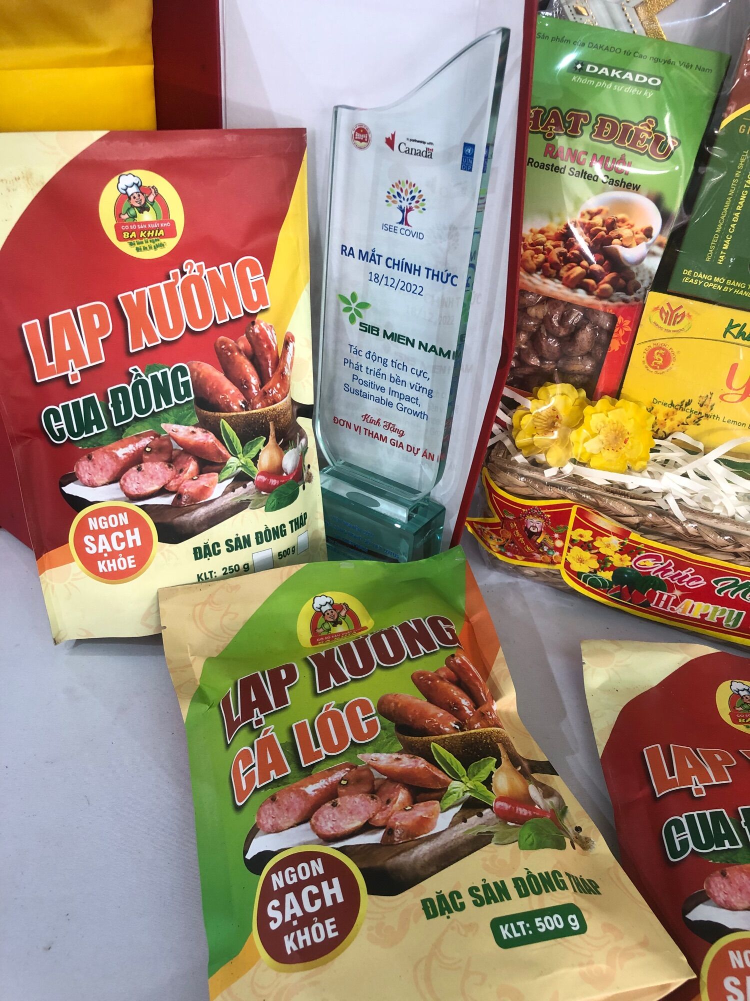Lạp xưởng cua đồng