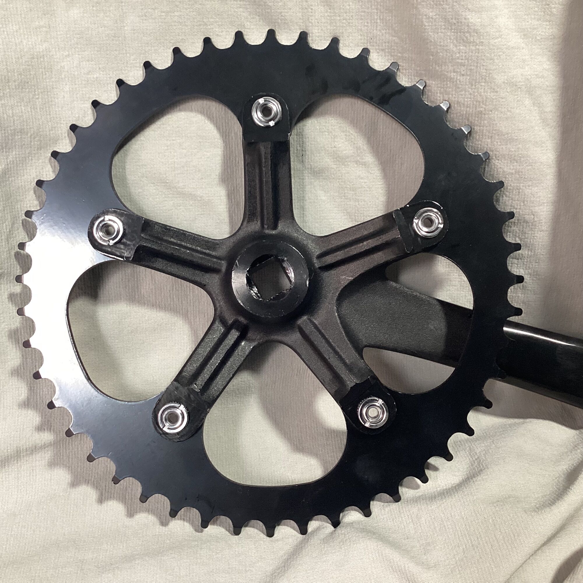Đùi Dĩa Xe Đạp 1 Tầng FixedGear TENDO 48T 130BCD 170mm