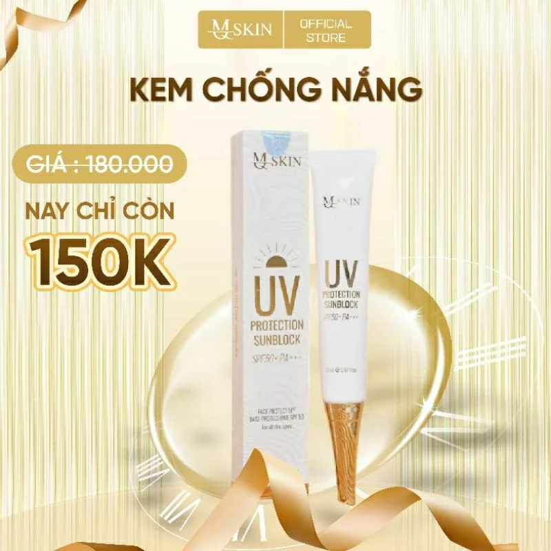 Combo Kem Cốt Nám Sâm Vàng MQ SKIN (4 món)