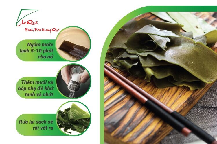 Phổ tai còn nguyên lá ( rong biển ) 500g