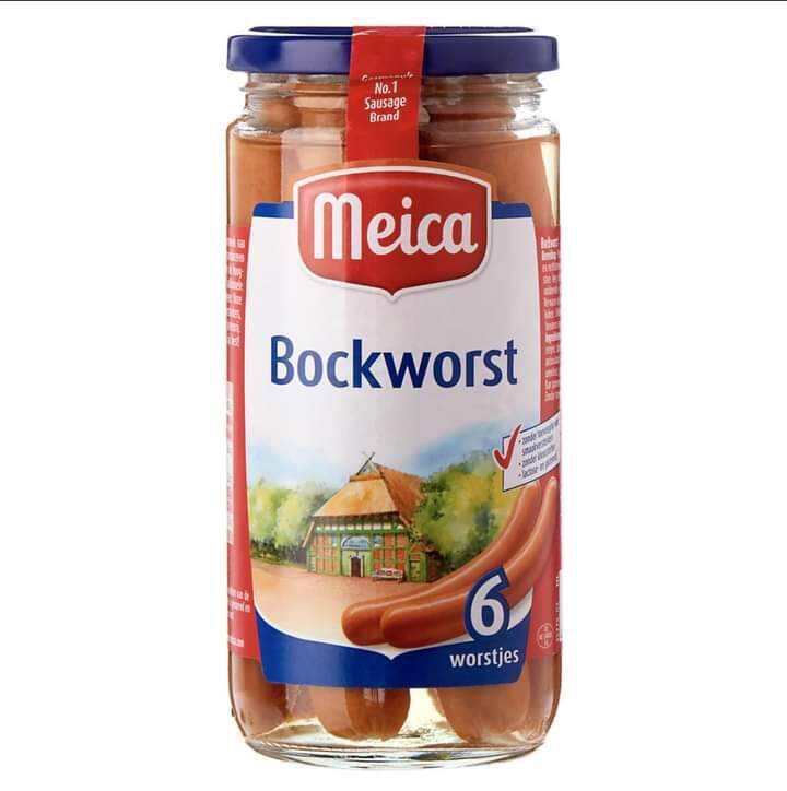 Xúc Xích Meica Bockworst  của Đức 380g /hủ