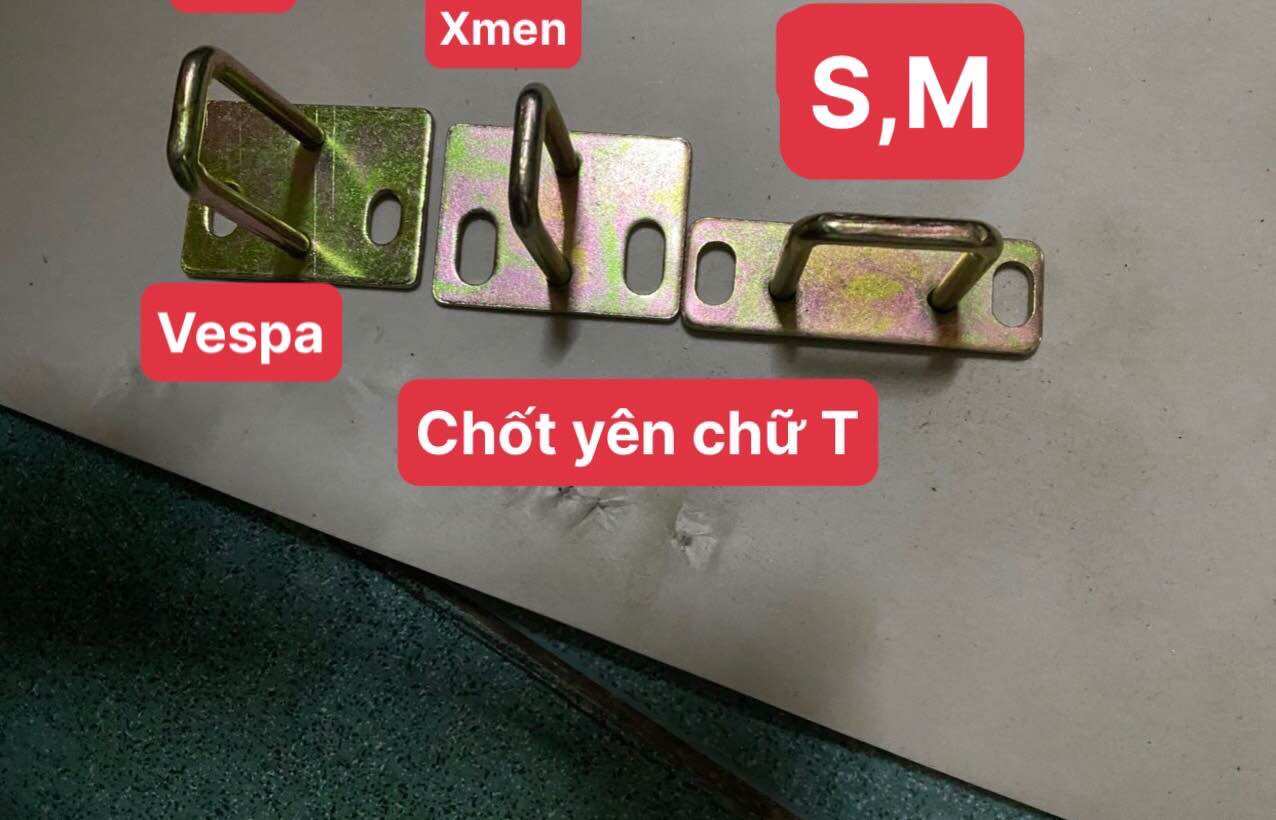 Chốt yên chữ T, chốt yên xe điện/ xe đạp điện Xmen, 133, Vespa
