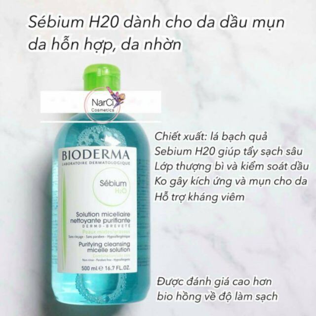 NƯỚC TẨY TRANG BIODERMA PHÁP
