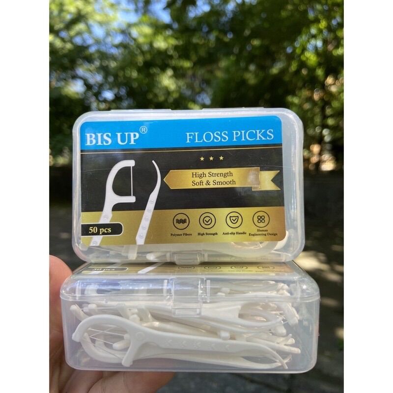 Tăm chỉ nha khoa Bis Up Hàn Quốc 50pcs