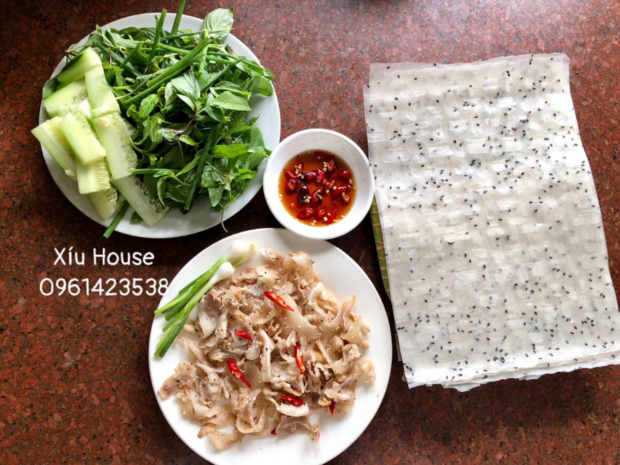 1kg Bánh Tráng Cuốn Mè Đen Phan Rang