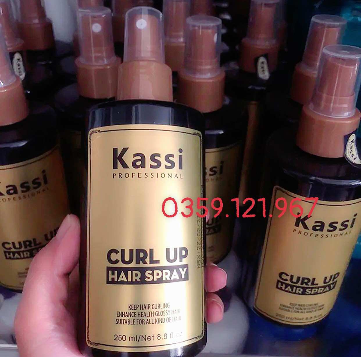 Sữa Dưỡng Tóc Dành Cho Tóc Xoăn Kassi (Chai 250ml)