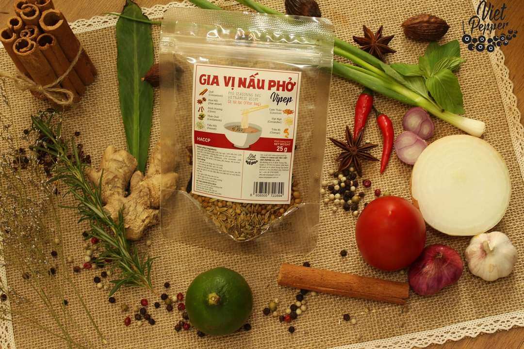 Bột gia vị Vipep - tỏi bột - hành bột - sả bột - nghệ bột