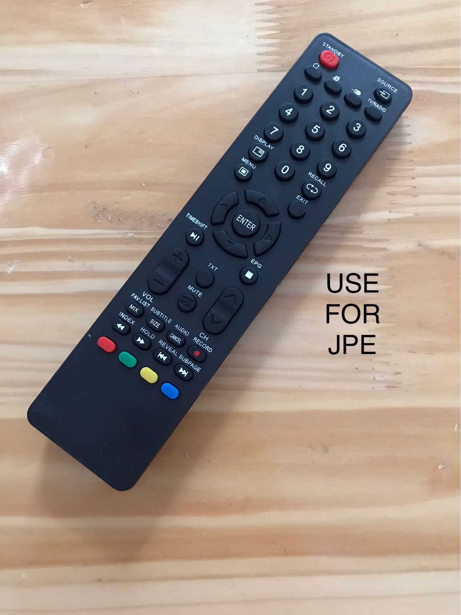 Remote điều khiển tivi led JPE Smart