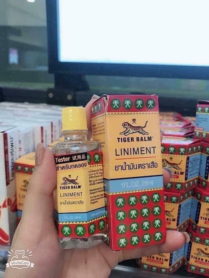 Dầu Nóng Tiger Balm Liniment (Dầu Nước Nóng Con Hổ Đỏ) thái lan 28ml