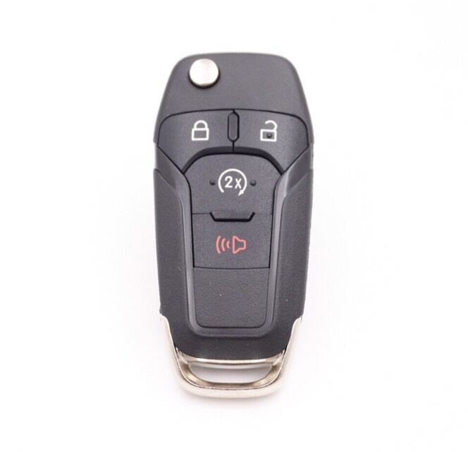 Vỏ chìa khoá độ gập xe Ford 4 nút ( 3 + 1 nút )