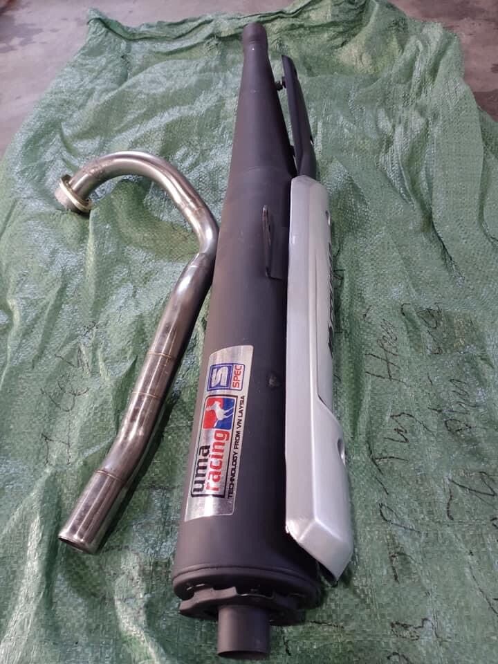 Pô Uma Exciter 150 full ốp + cổ