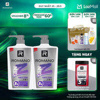 Combo 2 TẮM GỘI ROMANO GEN Z FOREST CEDAR/SEA BREEZE 610G