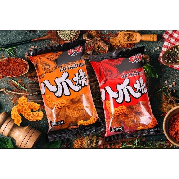 Bim bim bạch tuộc nướng cay gói 46gram