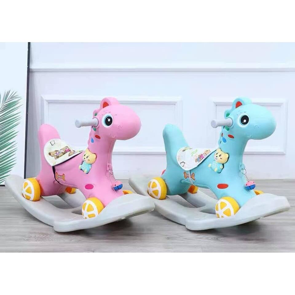 Ngựa bập bênh cho bé yêu 2 in 1