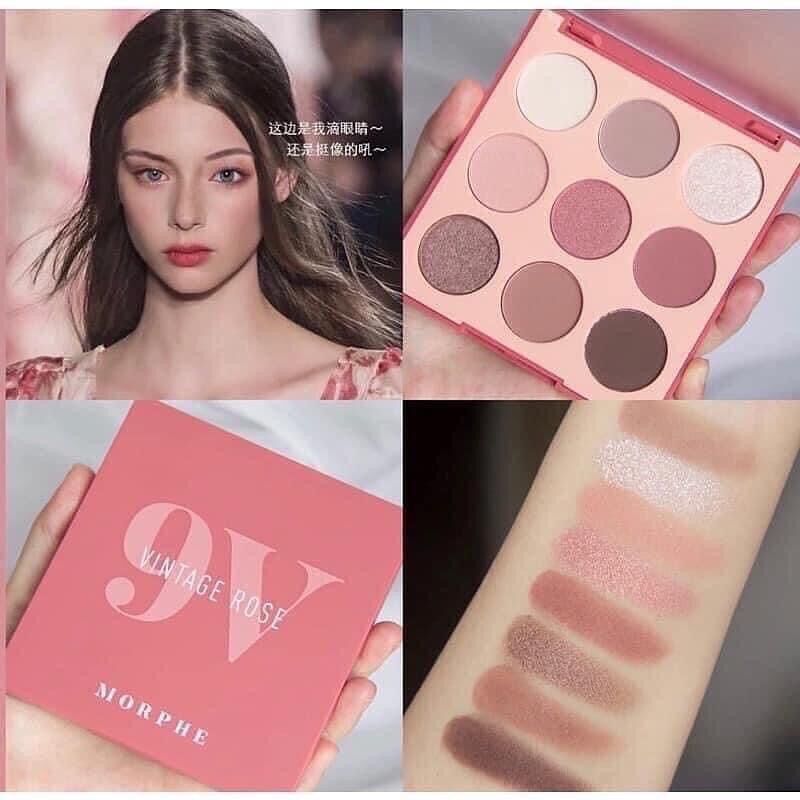 [Bill US] Bảng phấn mắt Morphe 9 ô màu 9T, 9V, 9E