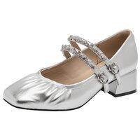 Dép Silver Summer Mary Jane
