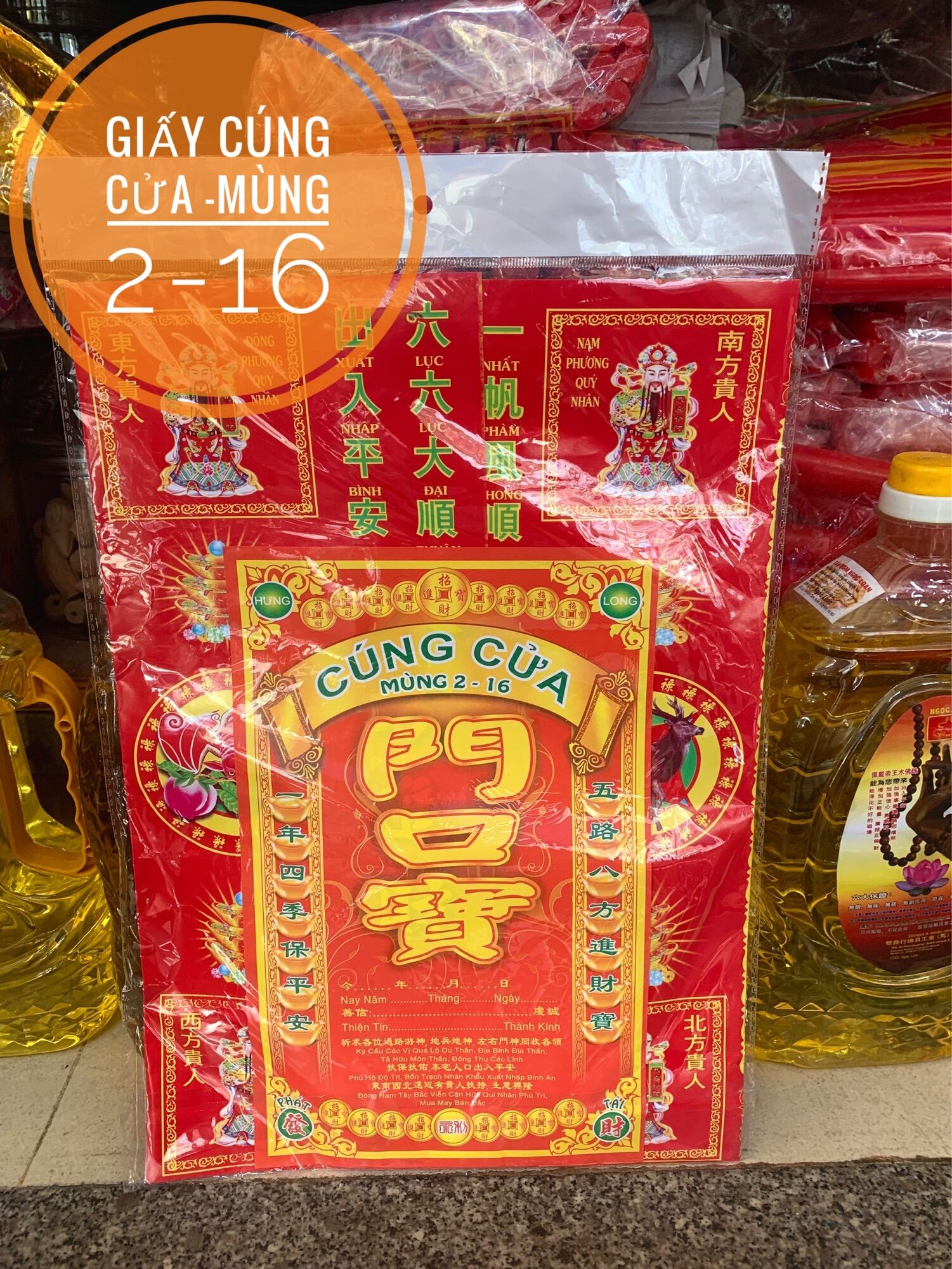 Giấy Cúng xếp sẵn tiện lợi