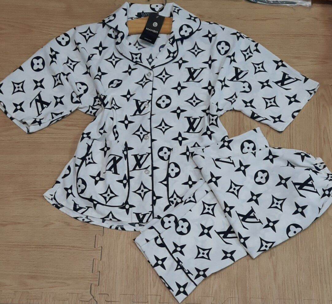 (SALE-XÃ HÀNG ) BỘ PIJAMA CÁNH DƠI VẢI LỤA MANGO- SATIN