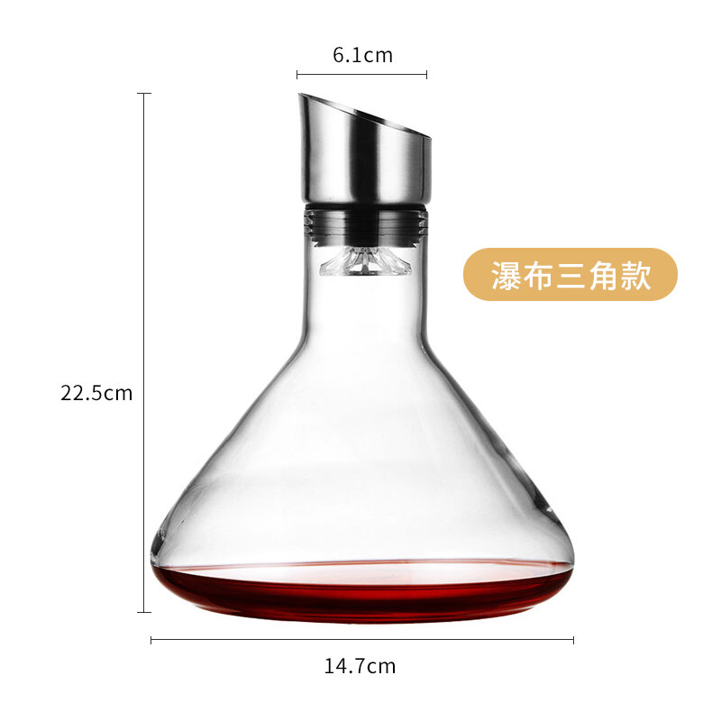 Đồ đựng rượu vang, đồ đựng rượu, pha lê, đồ đựng rượu vang sáng tạo cá tính, đồ đựng rượu có tay cầm, bình đựng rượu vang phong cách châu âu gia dụng