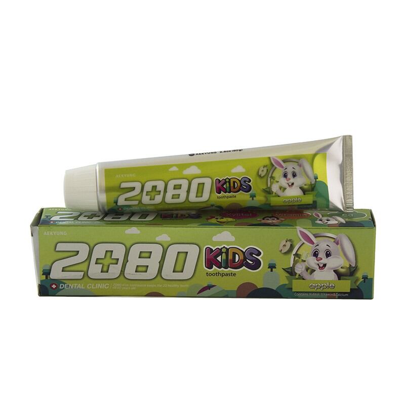 KEM ĐÁNH RĂNG TRẺ EM CAO CẤP HÀN QUỐC 2080 KIDS
(Tinh chất hương Táo)