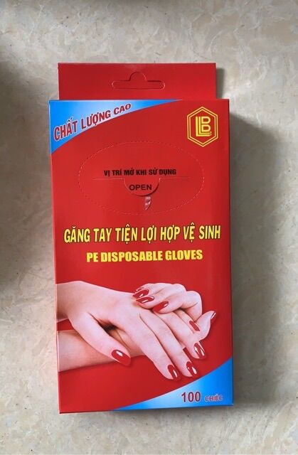 Găng tay nilon bao tay xốp