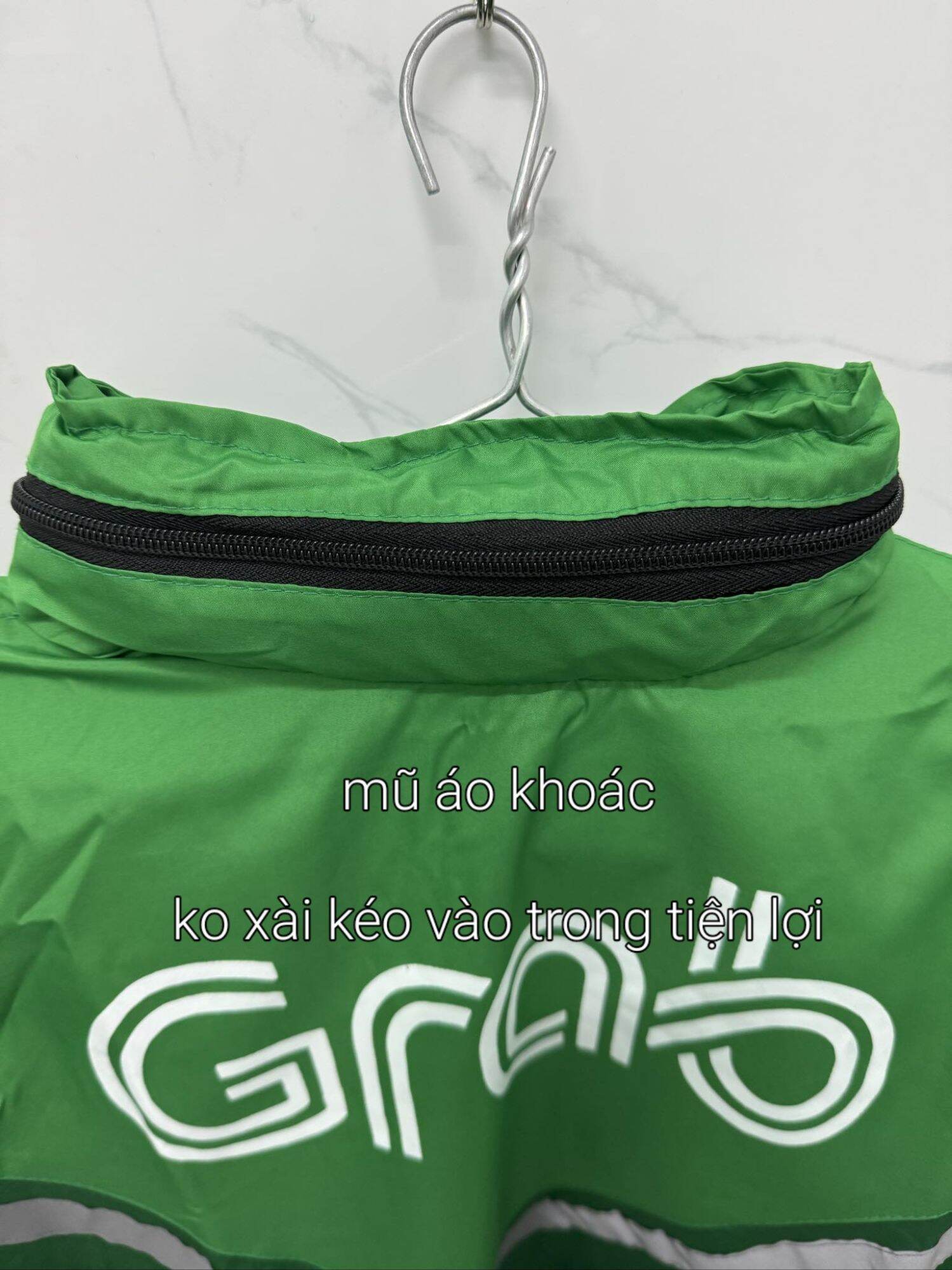 Áo khoác Grap mẫu mới  tay bo thun ( size 45 _ 120  kg )
