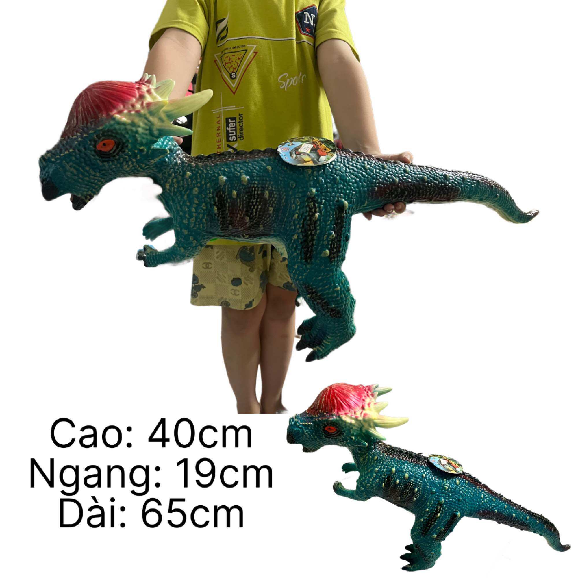Khủng long cao su mềm có âm thanh