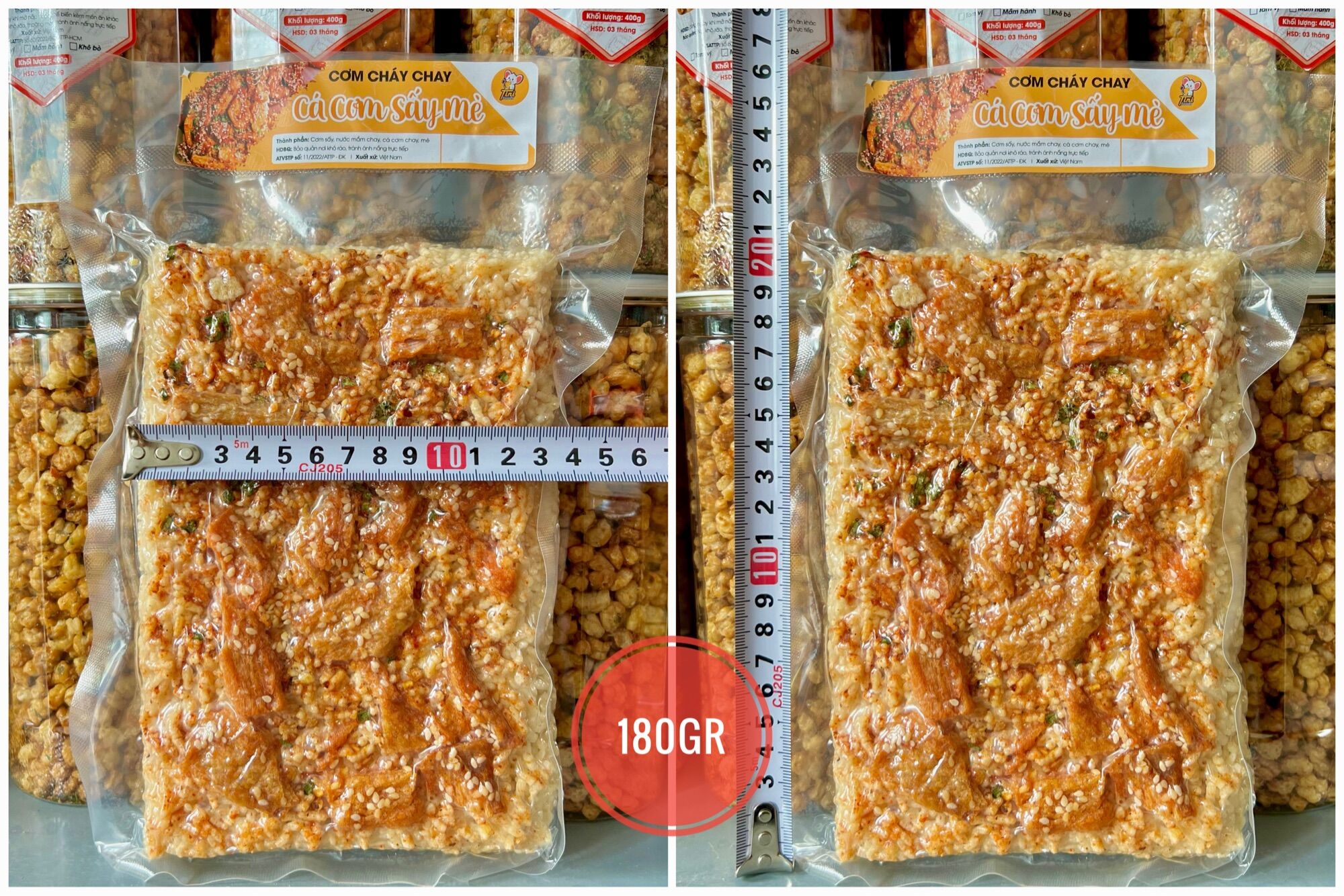 CƠM CHÁY CHAY TINI - Vị Chà Bông 180g