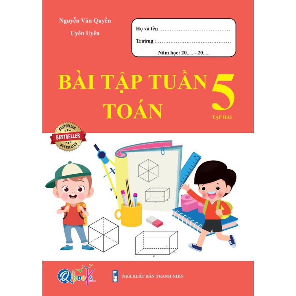 Sách - (Combo 2 tập) Bài Tập Tuần Toán 5