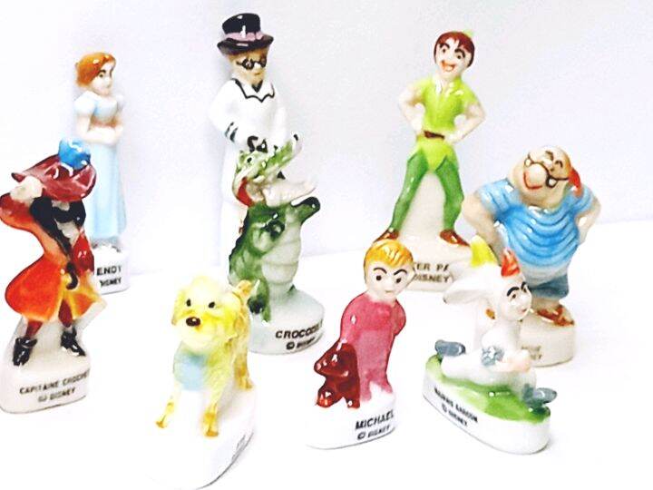 Bộ tượng Peter pan bằng sứ vẽ thủ công Minh . Long 1