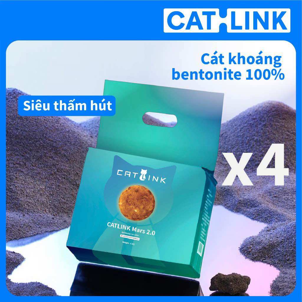 Cát vệ sinh cho mèo bentonite Catlink