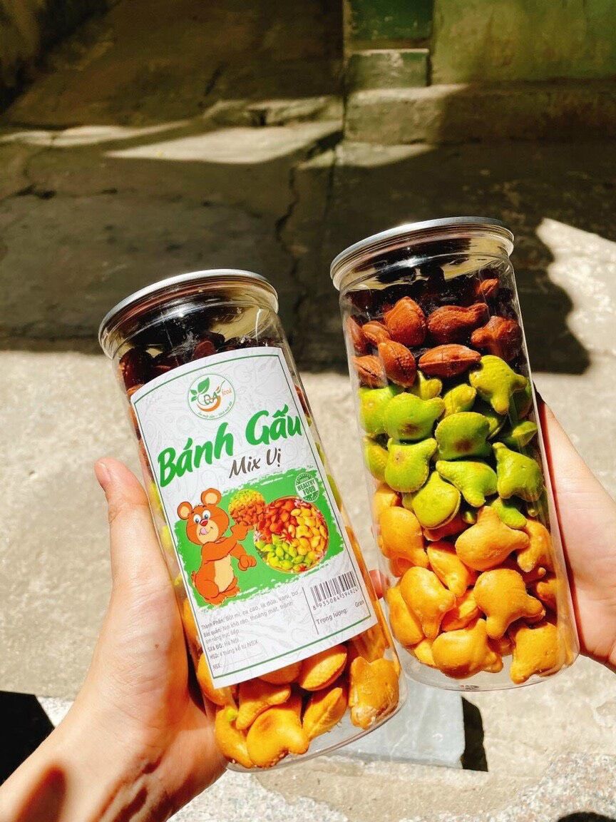 Bánh Gấu mix vị Hũ Pet 420g