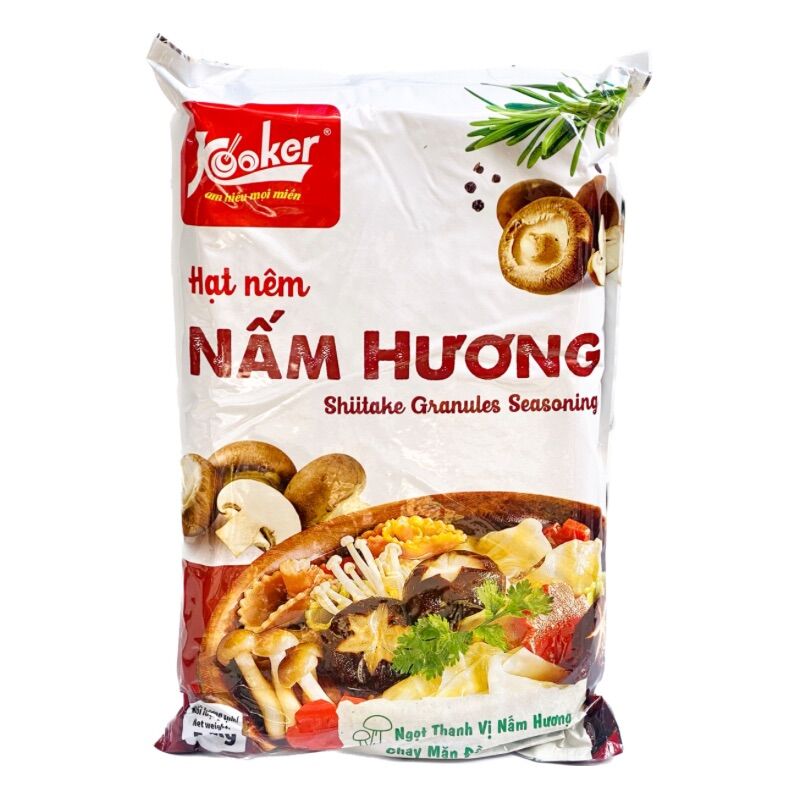 Hạt nêm chay vị nấm hương kooker gói 5 kg, Nguyên liệu chay cao cấp, chế biến các món chay ngon